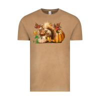 Vintage Camel Fall Squirrel Vintage Tee - LillyAllenDesigns