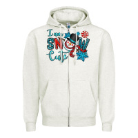 Oatmeal Heather i am snow cute Zipper Hoodie - OliviaCreatesArt