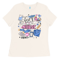 Bone can't talk right now doing nurse stuff Ladies Tee - MaliasSmallBusiness