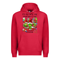 Cardinal its fine were fine everything is fine cnacrew Premium Hoodie - FaDigitalArtStudio