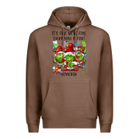 Chestnut its fine were fine everything is fine cnacrew Premium Hoodie - FaDigitalArtStudio