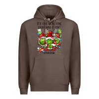 Coffee its fine were fine everything is fine cnacrew Premium Hoodie - FaDigitalArtStudio
