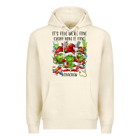 Sandshell its fine were fine everything is fine cnacrew Premium Hoodie - FaDigitalArtStudio