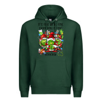 Sports Green its fine were fine everything is fine cnacrew Premium Hoodie - FaDigitalArtStudio