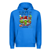True Royal its fine were fine everything is fine cnacrew Premium Hoodie - FaDigitalArtStudio