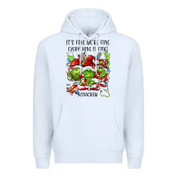 White its fine were fine everything is fine cnacrew Premium Hoodie - FaDigitalArtStudio