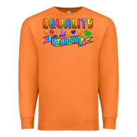 Carrot Equality Is Beautiful Premium Sweatshirt - BundleAndBundleShop