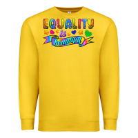 Lemon Equality Is Beautiful Premium Sweatshirt - BundleAndBundleShop