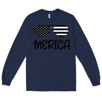 Navy Merica Long Sleeve Tee - Bettercallsaul