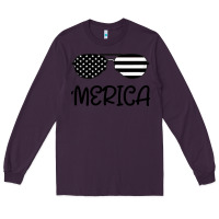 Plum Merica Long Sleeve Tee - Bettercallsaul