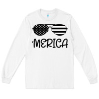White Merica Long Sleeve Tee - Bettercallsaul