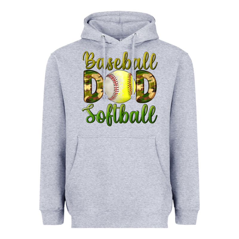 Baseball Dad Softball Heavyweight Hoodie by BundleAndBundleShop | Teevron