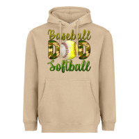 Mushroom Baseball Dad Softball Heavyweight Hoodie - BundleAndBundleShop
