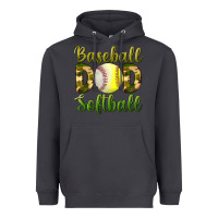 Smoke Baseball Dad Softball Heavyweight Hoodie - BundleAndBundleShop