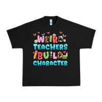 Black weird teachers build character Urban Heavy Tee - Artiststas