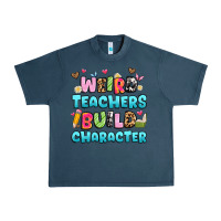 Midnight Navy weird teachers build character Urban Heavy Tee - Artiststas