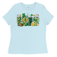 Baby Blue st.patricks stanley Ladies Tee - MaliasSmallBusiness