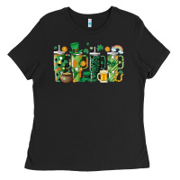 Black st.patricks stanley Ladies Tee - MaliasSmallBusiness