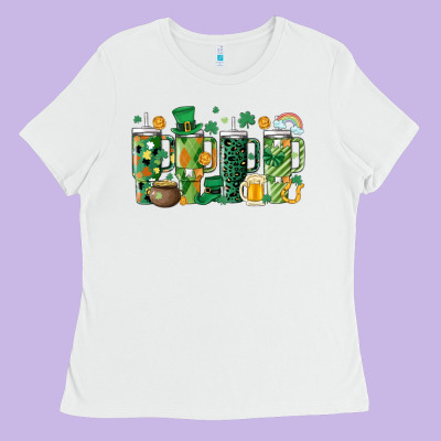 St.patricks Stanley Ladies Tee Designed By Maliassmallbusiness