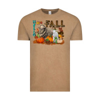 Vintage Coffee Hello Fall Merino Wool Sheep Vintage Tee - LillyAllenDesigns