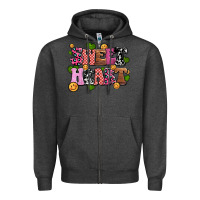 Charcoal Heather sweetheart olivia Zipper Hoodie - OliviaCreatesArt