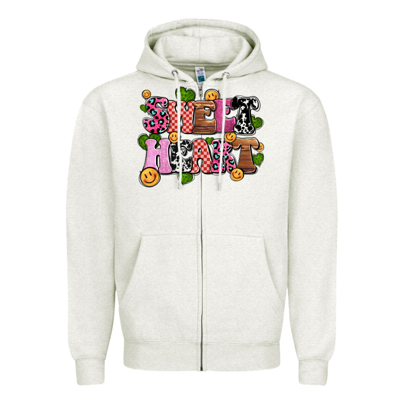 Sweetheart Olivia Zipper Hoodie by OliviaCreatesArt | Teevron