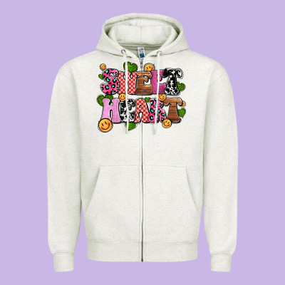 Sweetheart Olivia Zipper Hoodie Designed By Oliviacreatesart
