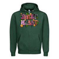 Sports Green sweetheart olivia Zipper Hoodie - OliviaCreatesArt