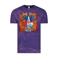 Cloud Purple just here for the ice Vintage Tee - JahusDesignShop