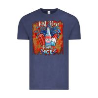 Vintage Denim just here for the ice Vintage Tee - JahusDesignShop