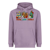 Lavender Peace Love Tequila Heavyweight Hoodie - BundleAndBundleShop