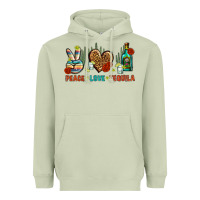 Matcha Peace Love Tequila Heavyweight Hoodie - BundleAndBundleShop