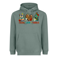 Sage Peace Love Tequila Heavyweight Hoodie - BundleAndBundleShop