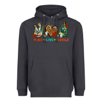 Smoke Peace Love Tequila Heavyweight Hoodie - BundleAndBundleShop