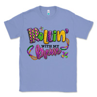 Colony Blue rollin' with my krewe mardi gras Classic Tee - LillyAllenDesigns