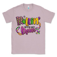 Lilac rollin' with my krewe mardi gras Classic Tee - LillyAllenDesigns