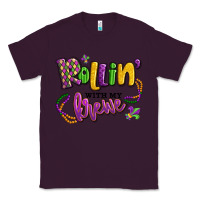 Plum rollin' with my krewe mardi gras Classic Tee - LillyAllenDesigns