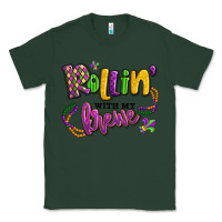 Sports Green rollin' with my krewe mardi gras Classic Tee - LillyAllenDesigns