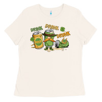 Bone deink drank drunk st. patrick's day Ladies Tee - MaliasSmallBusiness