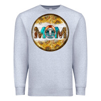 Heather Grey american football round earrings Premium Sweatshirt - BundleAndBundleShop