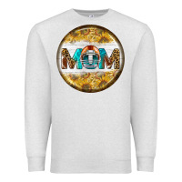 Oatmeal Heather american football round earrings Premium Sweatshirt - BundleAndBundleShop