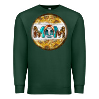 Sports Green american football round earrings Premium Sweatshirt - BundleAndBundleShop