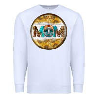 White american football round earrings Premium Sweatshirt - BundleAndBundleShop