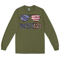 Army Green Merica Long Sleeve Tee - Bettercallsaul