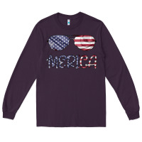 Plum Merica Long Sleeve Tee - Bettercallsaul