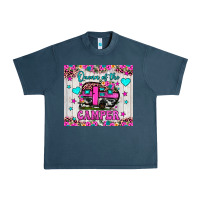 Midnight Navy queen of the camper Urban Heavy Tee - JahusDesignShop