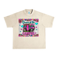 Sandshell queen of the camper Urban Heavy Tee - JahusDesignShop