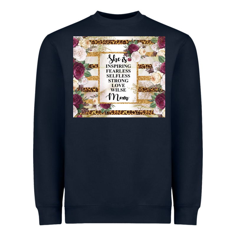 Mother's Day She Is Inspiring Fearless Selfless Strong Love Wilse Mom  Heavyweight Sweatshirt by TumblerDesignByShophia | Teevron