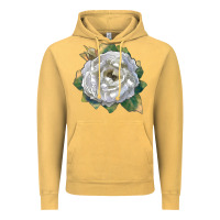 Vintage Mustard Pillow Fight Rose Vintage Hoodie - LillyAllenDesigns