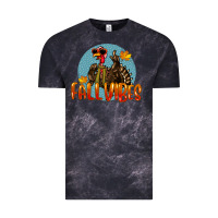 Cloud Black Fall Vibes Turkey Vintage Tee - LillyAllenDesigns